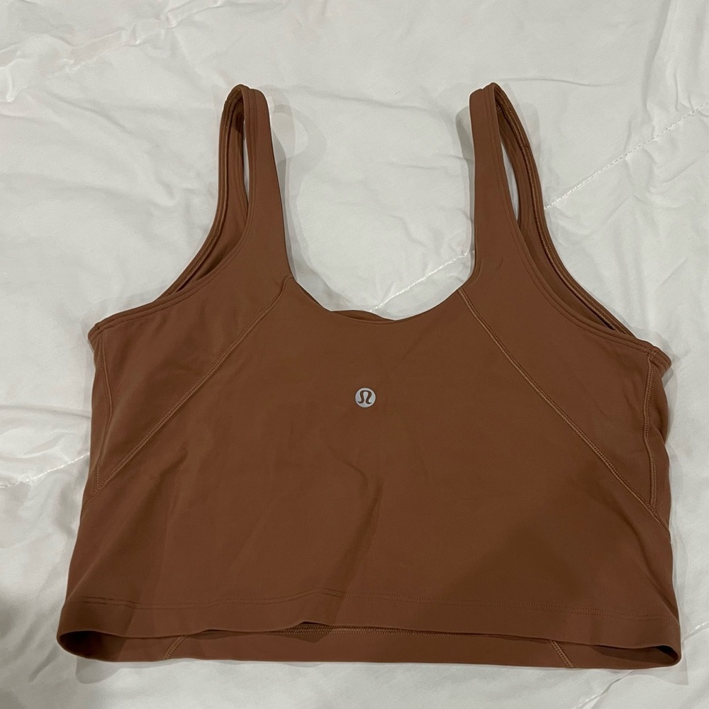 lululemon athletica Brown/Orange Align Tank Top